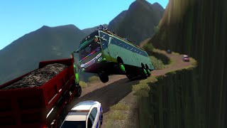 DANGEROUS ROADS IN THE WORLD Eurotrucksimulator2 [upl. by Kcirrem]