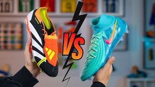 ¿CUÁL ES LA MEJOR BOTA DE GOLPEO Comparativa adidas Predator vs Nike Phantom [upl. by Aseram]