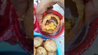 Eating Show Indian food Pani Puri 😋 shorts panipuri golgappa fuchka puchka asmr food india [upl. by Zzaj546]