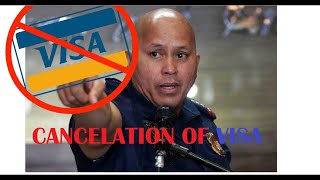 Bato Delarosa Cancellation of Visa [upl. by Zasuwa]