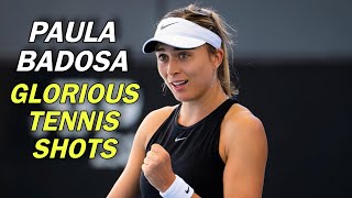 Paula Badosa Glorious Tennis Shots  Impressive Tennis Points HD [upl. by Ssirk497]