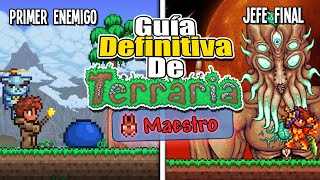 GUÍA DEFINITIVA de TERRARIA ⚠️MODO MAESTRO ⚠️ Inicio a Fin [upl. by Grosvenor214]