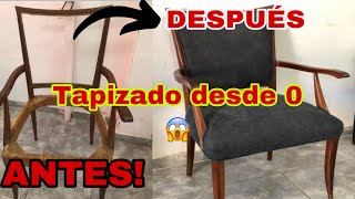 APRENDE A TAPIZAR UN SILLON PASO A PASO  TIPS Y SECRETOS 🤩CreatividadTapivic [upl. by Hum91]