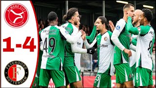 Almere City vs Feyenoord 14 All Goals ResultsHighlights Ramiz Zerrouki Goal Hadj Moussa Goal [upl. by Aisenat]