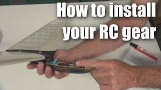 How to install 24GHz radio control systems in RC planes [upl. by Zenia]