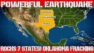 Earthquake Report  Sept 3 2016  7 States Rocked  Powerful 56 Strikes Oklahoma  Fracking Quake [upl. by Kylie]