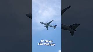 AMERIJET B767 FREIGHTER CLIMBS FOR FLIGHT OUT TO STI shorts takeoff aviation b767 subscribe [upl. by Ambrogino]