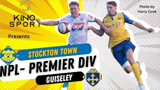 KinoSport Football  Stockton Town FC Vs Guiseley AFC [upl. by Yenffit]