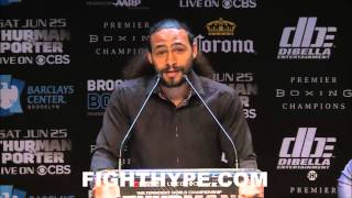 KEITH THURMAN TO SHAWN PORTER quotIMA HAVE TO DO MY BEST TO PUT YOU TO SLEEPquot [upl. by Ikkim]