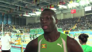 Istanbul 2012 Mixed Zone Kirani James GRN [upl. by Jillana]