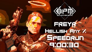 BPM  Bullets Per Minute  Freyr  Hellish Mode  Any Speedrun  World Record  90030 [upl. by Mhoj]