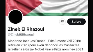 Zineb El Rhazoui défend la Palestine et alors [upl. by Shanta]