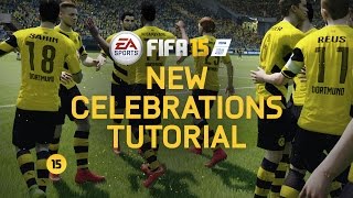 FIFA 15  New Celebrations Tutorial [upl. by Ettenajna]