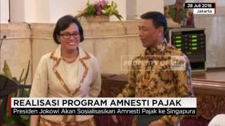 Presiden Jokowi Akan Sosialisasikan Amnesty Pajak Ke Singapura [upl. by Rao556]