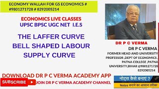 THE LAFFER CURVE BELL SHAPED LABOUR SUPPLY CURVE [upl. by Tse]