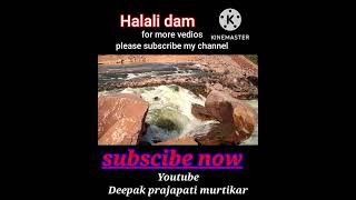 Halali Dam  waterfall natural place Bhopal vidisha raisen samrat ashok sagar bandh [upl. by Eilsel]