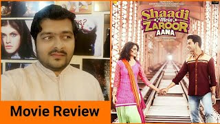 Shaadi Mein Zaroor Aana  Movie Review [upl. by Rausch]