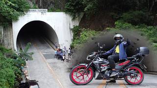 300meterlong Kaybiang Tunnel  Ternate Cavite  Raider 150 Fi [upl. by Kwon466]