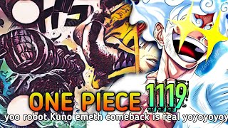 FULL OP 1119  EDANN LUFFY MODE API  ROBOT KUNO EMETH TINJU GOROSEI   SPOILER ONE PIECE [upl. by Angie]