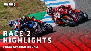 HIGHLIGHTS from the last race of 2024 🚥  2024 SpanishWorldSBK 🇪🇸 [upl. by Ilecara653]