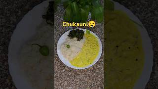 Nepali khana🔥😮 shorts masulover dalbhat khana chukauni nepalifood PrateemaKitchen [upl. by Lupe982]