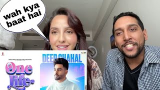 Deep chahal song one life reaction ft isha sharma [upl. by Nester790]