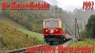 Die Mariazellerbahn mit 1099 und 2095  1993 [upl. by Shaw]