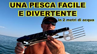 pesca con la fiocina in 2 metri di acqua [upl. by Jaqitsch]