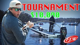 I ACCIDENTALY Entered A FLW BASS TOURNAMENT Hooked A Big ONE [upl. by Ettelrahc]