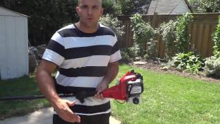 Homelite Curved Shaft Gas String Trimmer Review [upl. by Honorine623]