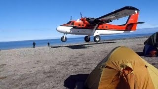 Twin otter impressive short takeoff in the Canadian Arctic [upl. by Hashimoto953]