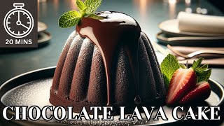 🍫 Ultimate Chocolate Lava Cake Recipe  Gooey amp Delicious 🍰  Perfect for Beginners [upl. by Grof]