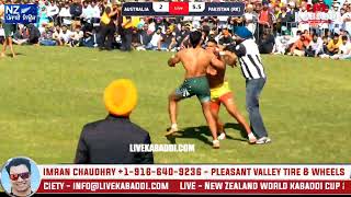 Semi  1 Pakistan Vs Australia  NZ World Kabaddi Cup [upl. by Runck]