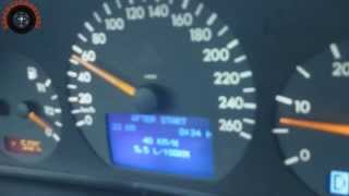 MercedesBenz W210 E270 CDI Fuel Consumption [upl. by Barbie698]