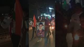 Candle Light March at Bengaluru Tribute to Major Sandeep Unnikrishnan majorsandeepunnikrishnan [upl. by Tempest]