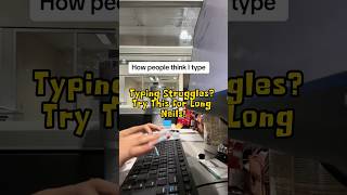 Long Nails Typing Hack💅✨ Can This Cover Really Helpquot TypingTips LongNailsNailHacks [upl. by Hephzibah719]