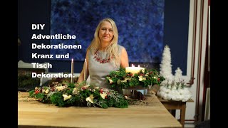 diezürcherin diy Advents Dekorationen ohne Steckschaum floristik floraldesign deutsch [upl. by Lorrie]