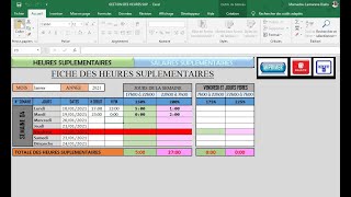 Gestionnaire de pointage des heures supplémentaires en GRH [upl. by Akenahc]