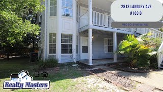 2813 Langley Ave 103 B  Pensacola FL 32504 [upl. by Samp]