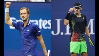 Tennis Elbow 4 Daniil Medvedev vs Alex de Minaur  ATP FINALS Torino 2024 Group Stage [upl. by Moynahan]