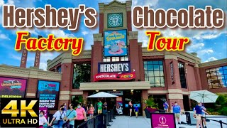 Hershey’s Chocolate World Hershey’s Chocolate Factory Tour 2021 Hershey PA [upl. by Aveneg959]