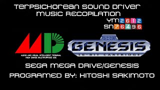 Terpsichorean in SEGA Mega DriveGenesis Music Recopilation [upl. by Thaddaus]