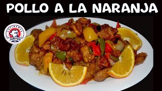 Como cocinar pollo a la naranja estilo Chino [upl. by Inait]