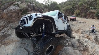 One Ton 392 JL and XJ off roading Elvis trail Florence AZ [upl. by Haisej]