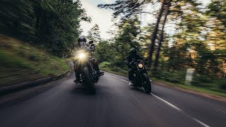 Harley Iron 883 vs Low Rider ST  4K [upl. by Neelyt280]