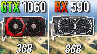 GTX 1060 3GB vs RX 590 8GB  Tested in 2023 [upl. by Pallaton458]