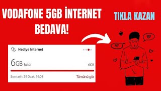 VODAFONE GÜNLÜK 5GB BEDAVA İNTERNET KAMPANYASI 2023  YENİ VİDEO [upl. by Reynold74]