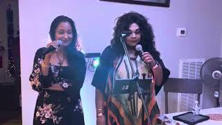 Priya n Roshni Singing  Kimada nawe [upl. by Ahslek523]