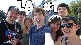 LA VLOG 1 w TheHealthyCow TheGameSpace OkayGameplay KiraBerry Austin and Alden [upl. by Brodsky]