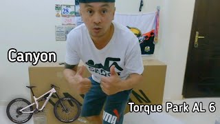 Canyon Torque Park Al 6 275 Medium size  UNBOXING  Bike Check  New Bike  Christmas Gift [upl. by Slifka]